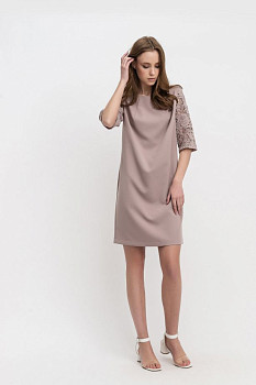 Сукня Коричневий Вєста