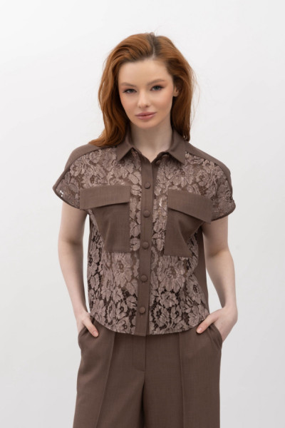 Блуза Коричневий Неля