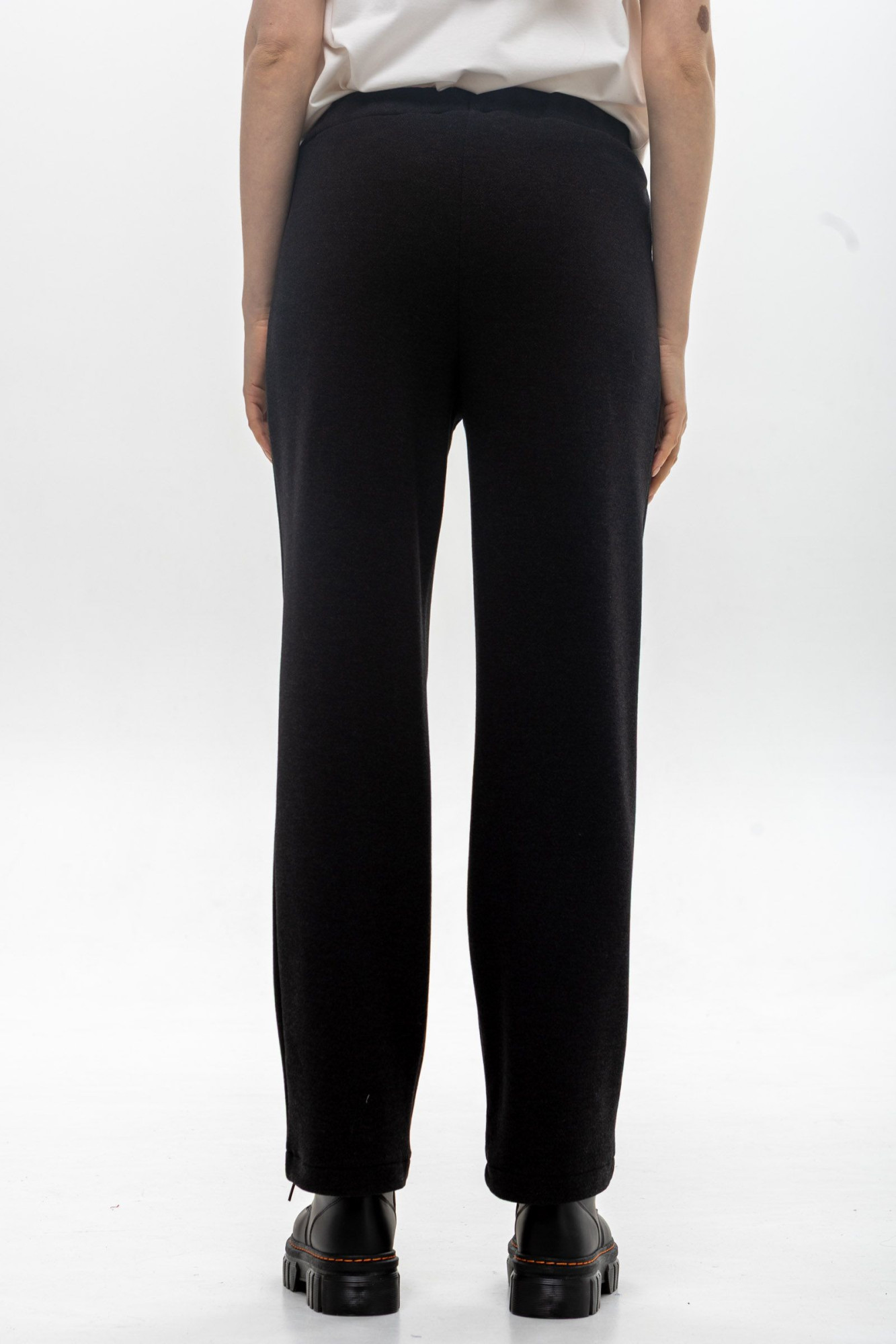 Трикотажні чорні штани з кишенями Ланея 10