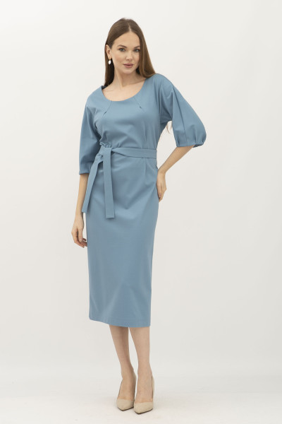 Сукня блакитна з еластичної тканини Найт 11