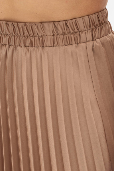 Спідниця гофре бежевого кольору Теріл 002