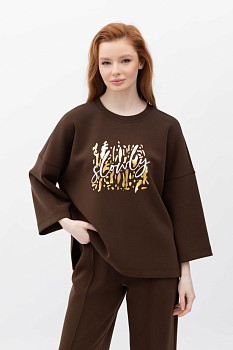 Світшот Коричневий Солюс 01