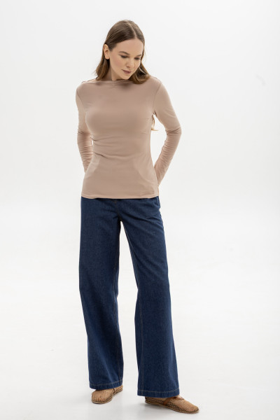 Лонгслів Бежевий Тальха