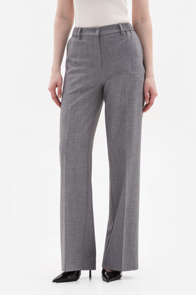 Брюки з костюмної тканини сірого кольору Таріна 211