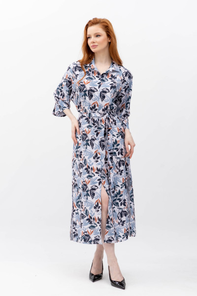 Шифонова сукня у рослинний принт Грасія