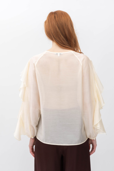 Блуза Молочний Орлана