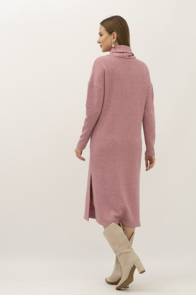 Трикотажна сукня-гольф рожева Тефія 202