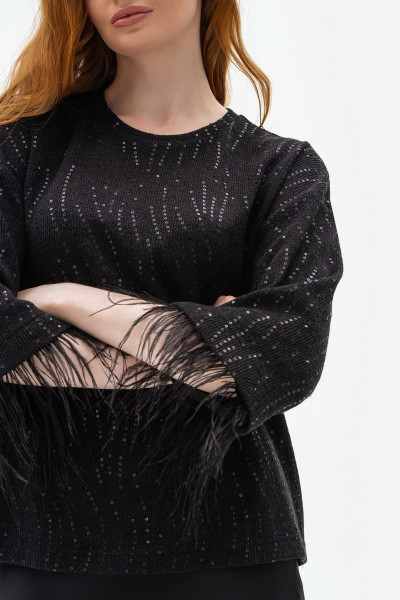 Джемпер Чорний Леврес