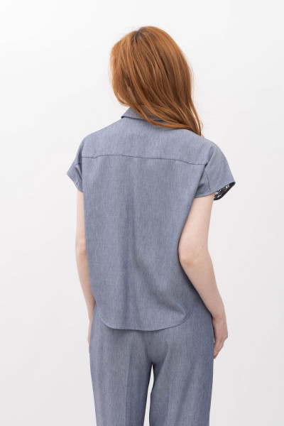 Блуза Синій Неля 01