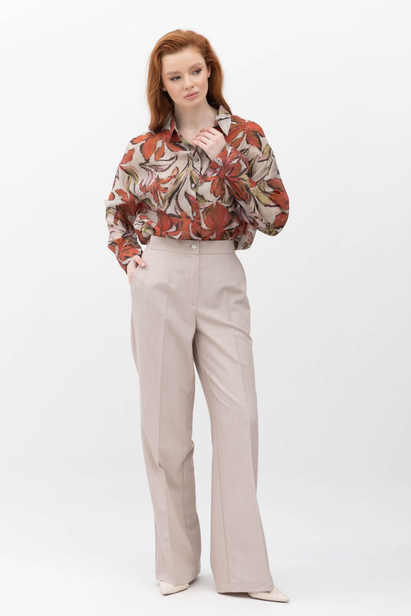 Жіноча сорочка вільного силуету Балі 02