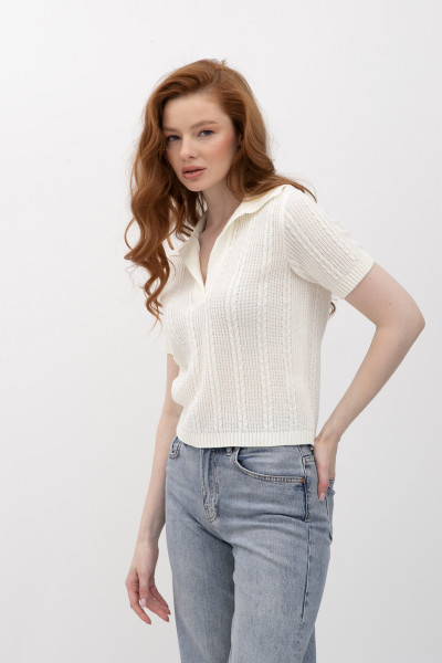 Джемпер Молочний 25207000 Джемпер Молочний 25207000