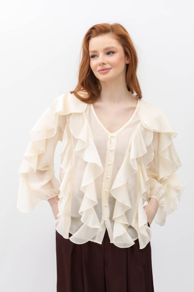 Блуза Молочний Орлана