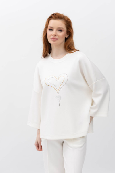 Світшот Молочний Солюс