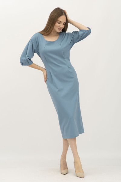 Сукня блакитна з еластичної тканини Найт 11