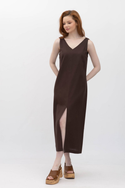 Сарафан Коричневий Фарлі 001