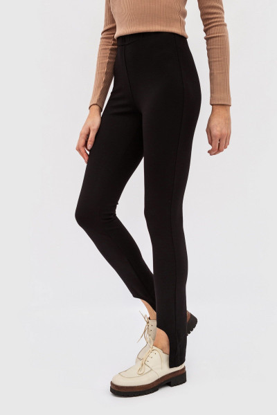 Чорні лосини з щільного трикотажу Еріда