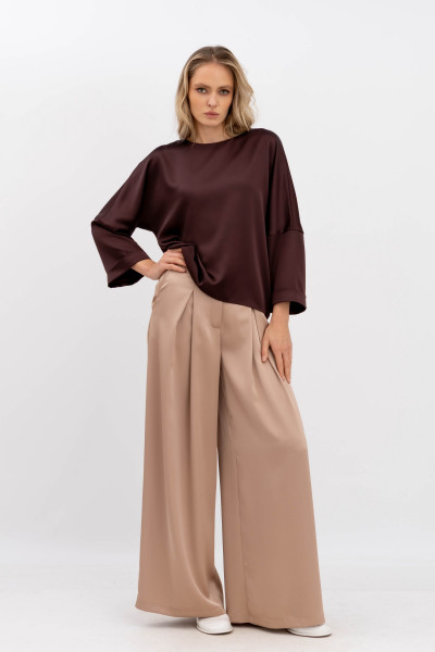 Блуза Коричневий Нісса 101