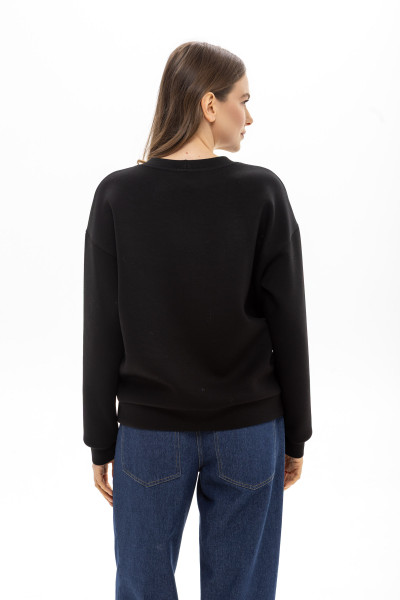 Трикотажний світшот молочного кольору Віолія 07