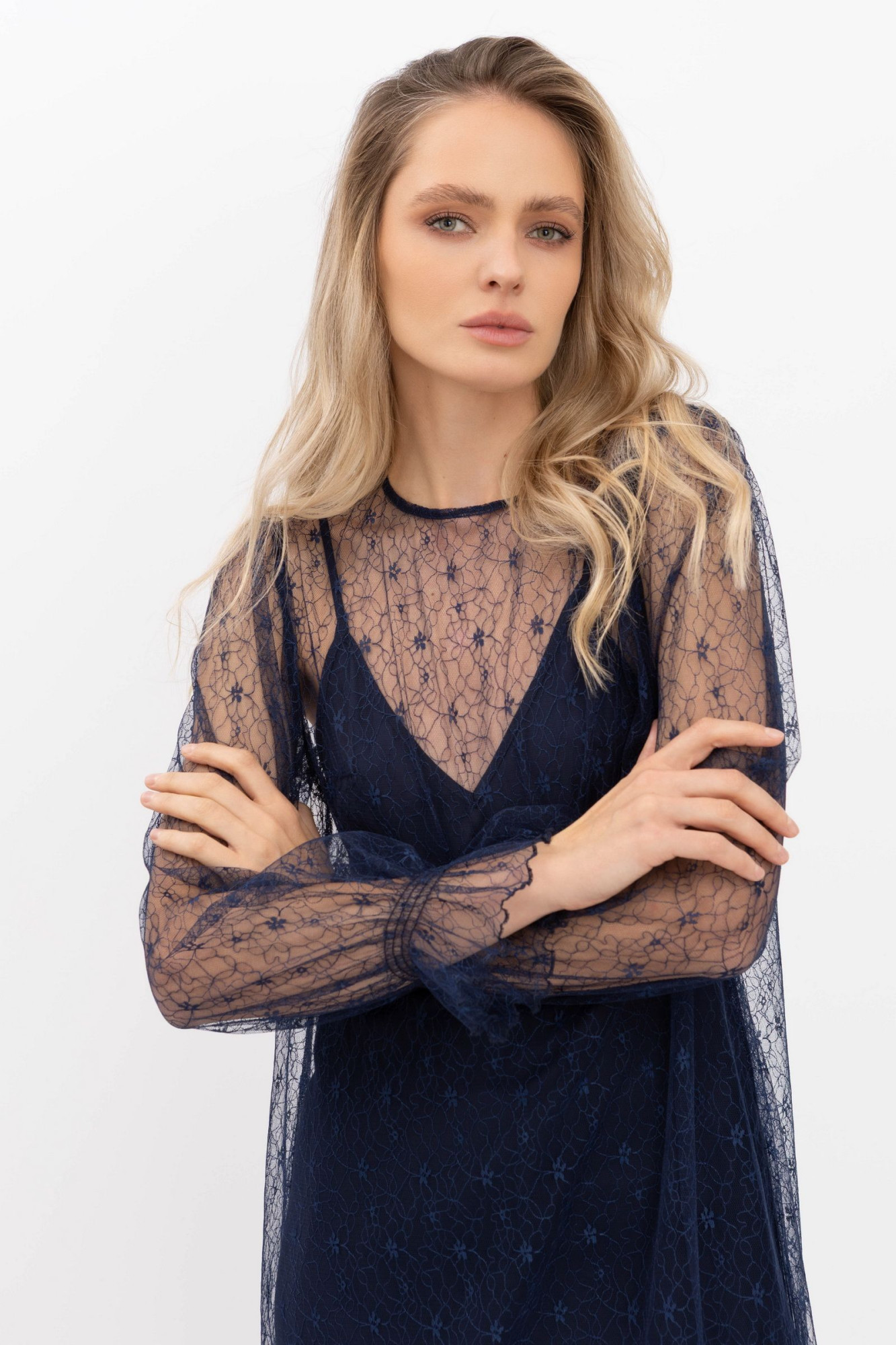 Сукня для урочистих подій синього кольору Вілбер