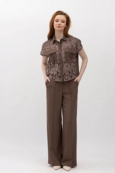 Брюки Коричневий Неля