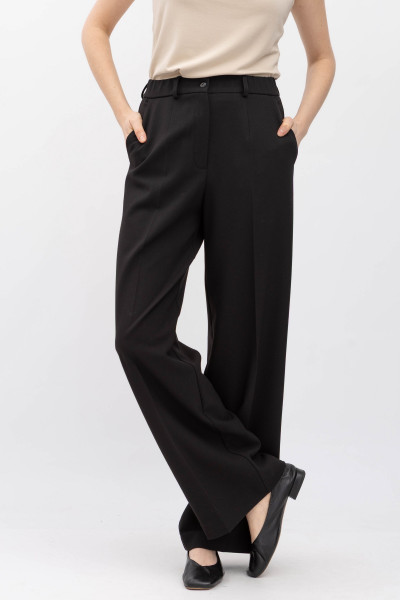 Брюки з костюмної тканини чорного кольору Таріна 212