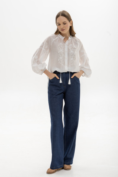 Блуза Білий Петріс 3