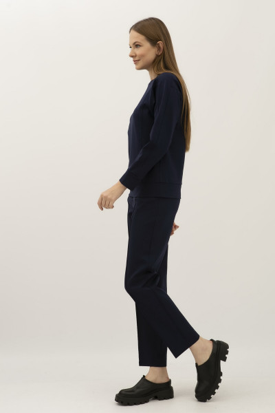 Жіночий костюм синій світшот та штани Тейда 03