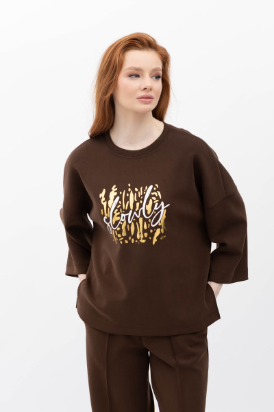 Світшот Коричневий Солюс 01