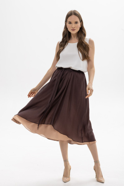 Спідниця Коричневий Мушля