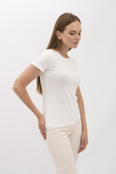 Молочна футболка з круглою горловиною Грос 011