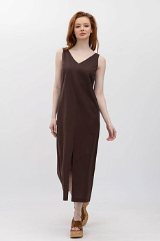 Сарафан Коричневий Фарлі 001