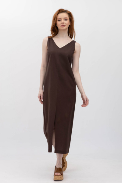 Сарафан Коричневий Фарлі 001