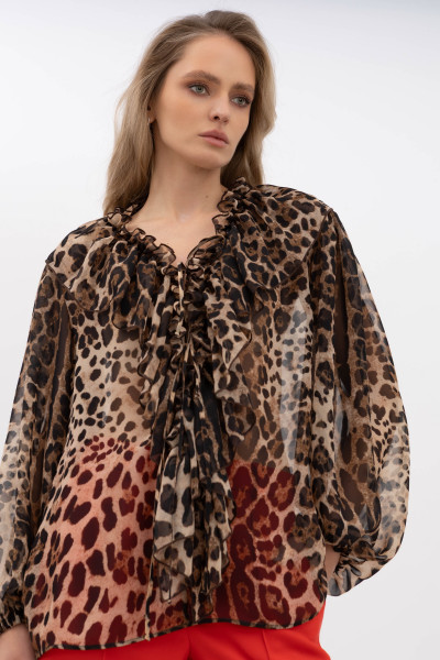 Блуза Коричневий Нілда 1