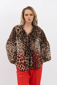 Блуза Коричневий Нілда 1