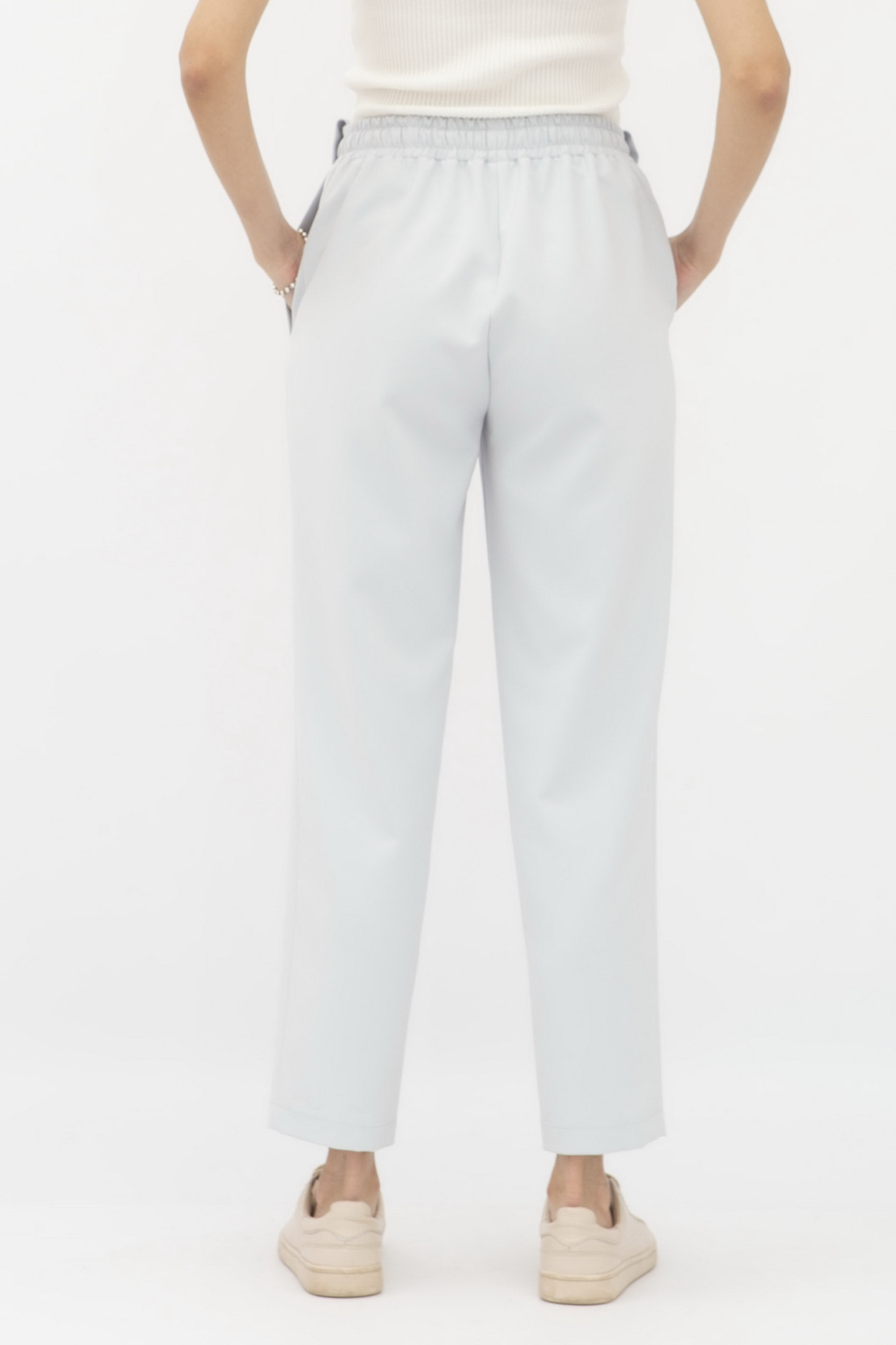 Штани прямого крою сірі Адом