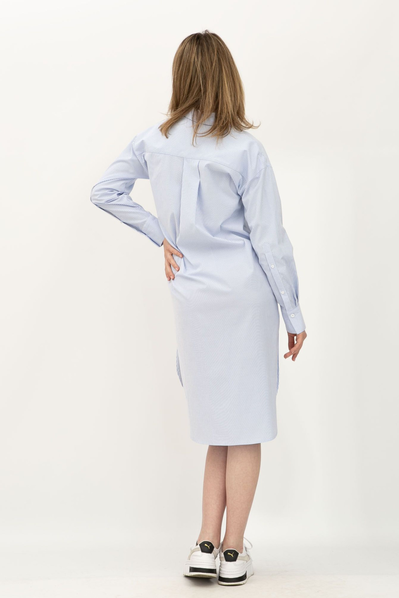 Сукня сорочка котонова  в смужку Ешпія