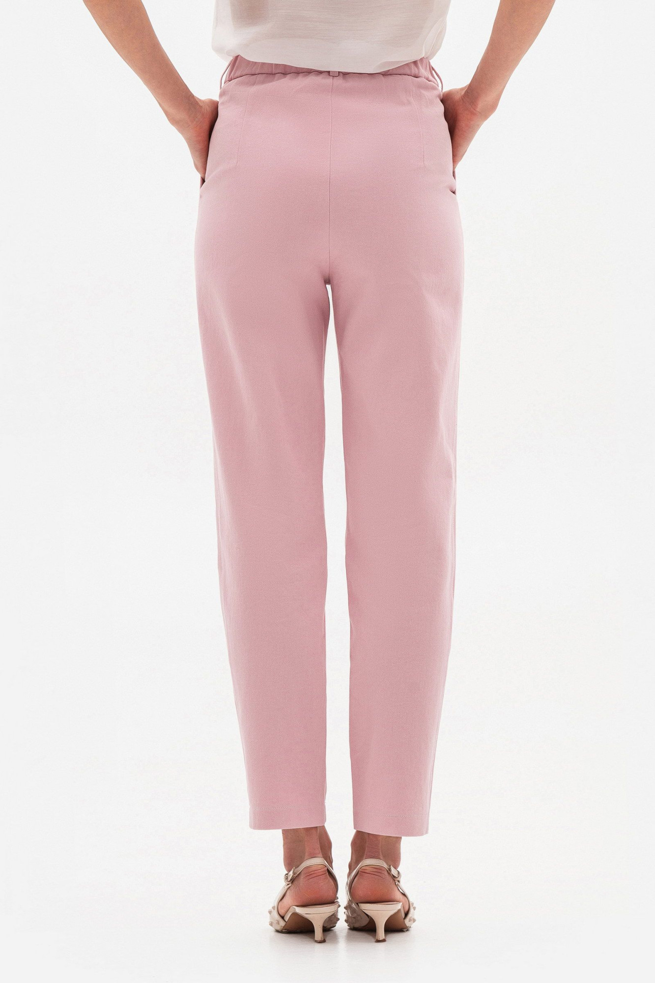 Рожеві брюки з бавовни Віград 11
