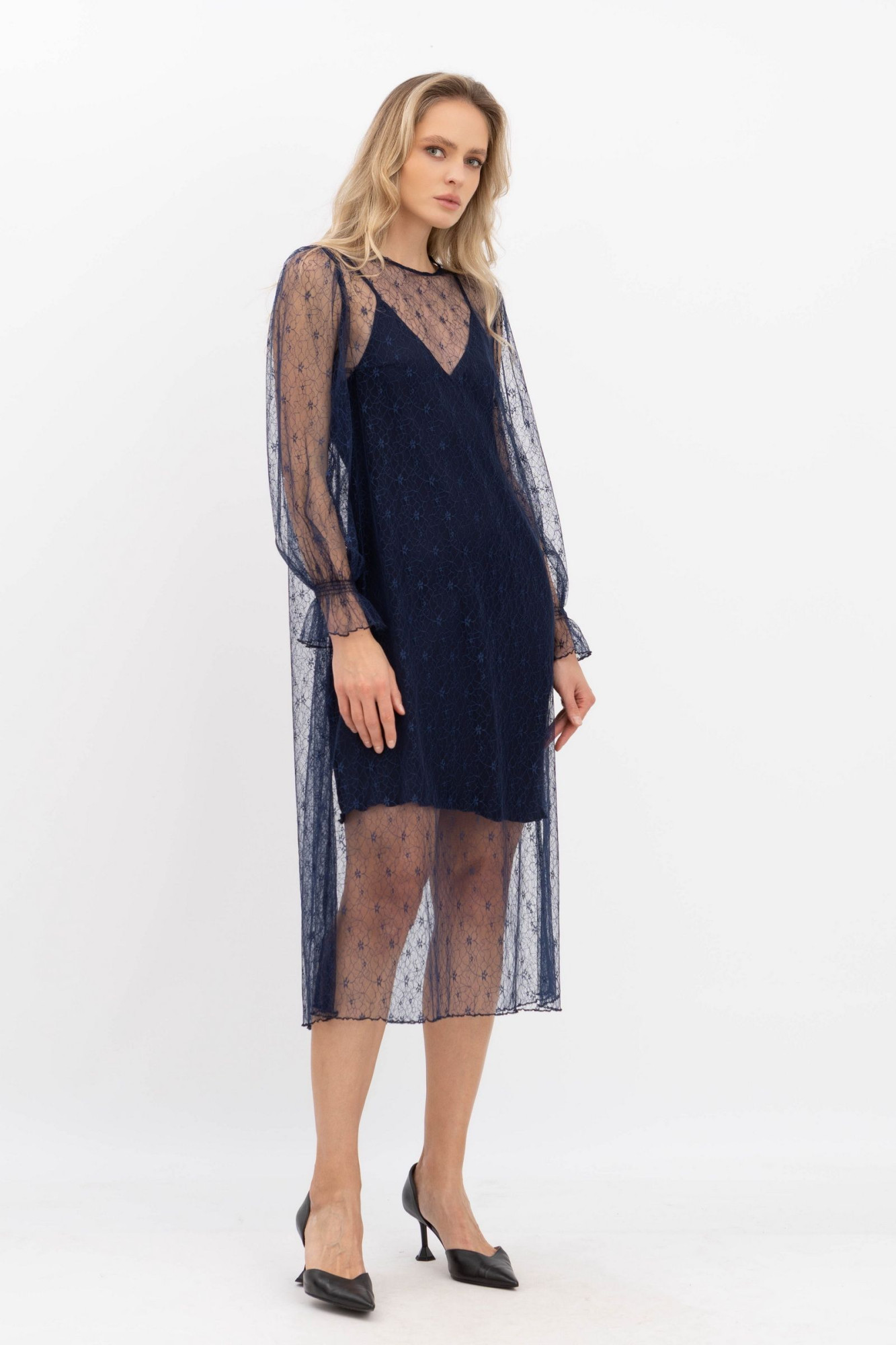 Сукня для урочистих подій синього кольору Вілбер