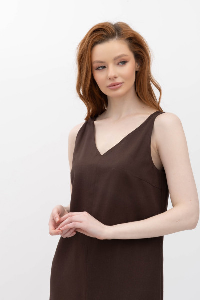 Сарафан Коричневий Фарлі 001