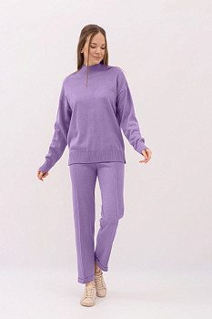 Штанний трикотажний костюм фіолетового кольору 22200202 Штанний трикотажний костюм фіолетового кольору 22200202