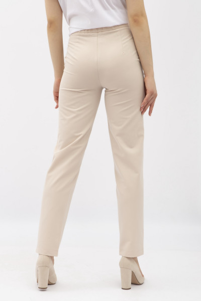Брюки жіночі бежевого кольору звужені до низу Аміка 22