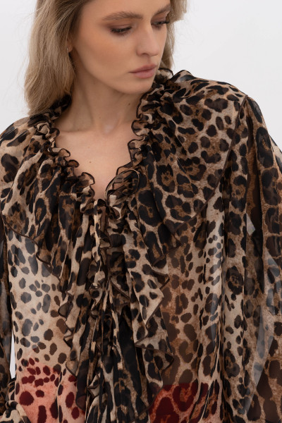 Блуза Коричневий Нілда 1