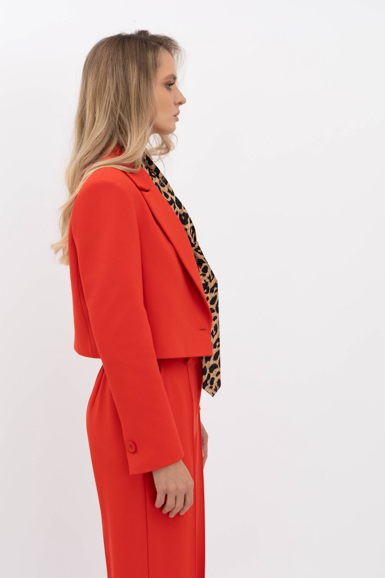 Жіноча краватка з  леопардовим принтом Краватка 03