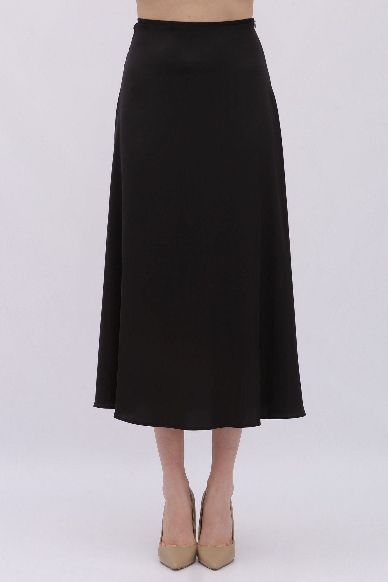 Спідниця у білизняному стилі довжини міді Калета 02