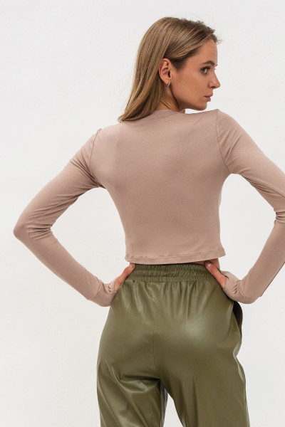 Блуза Бежевий Дерія 41