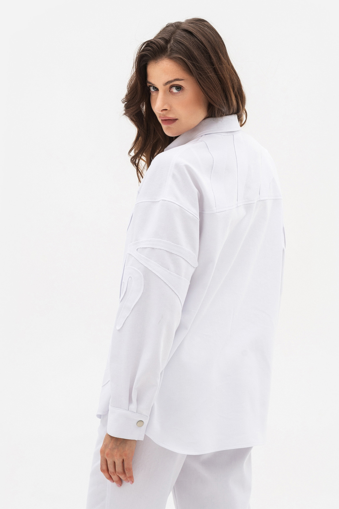 Куртка з бавовни білого кольору Зенера