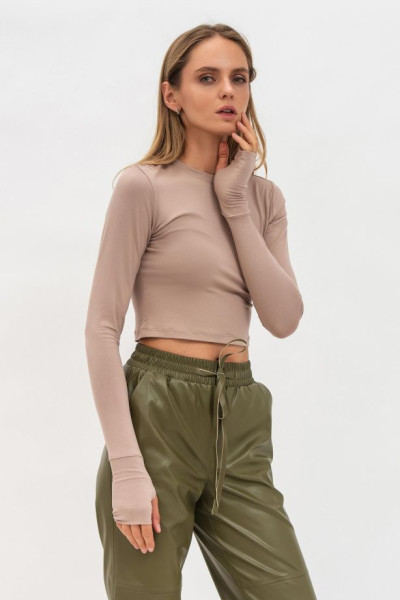 Блуза Бежевий Дерія 41