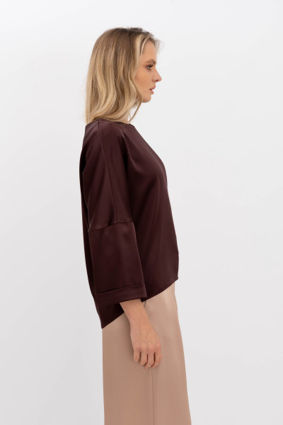 Блуза Коричневий Нісса 101