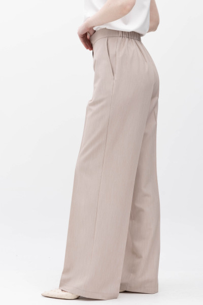 Брюки палаццо бежевого кольору Забава
