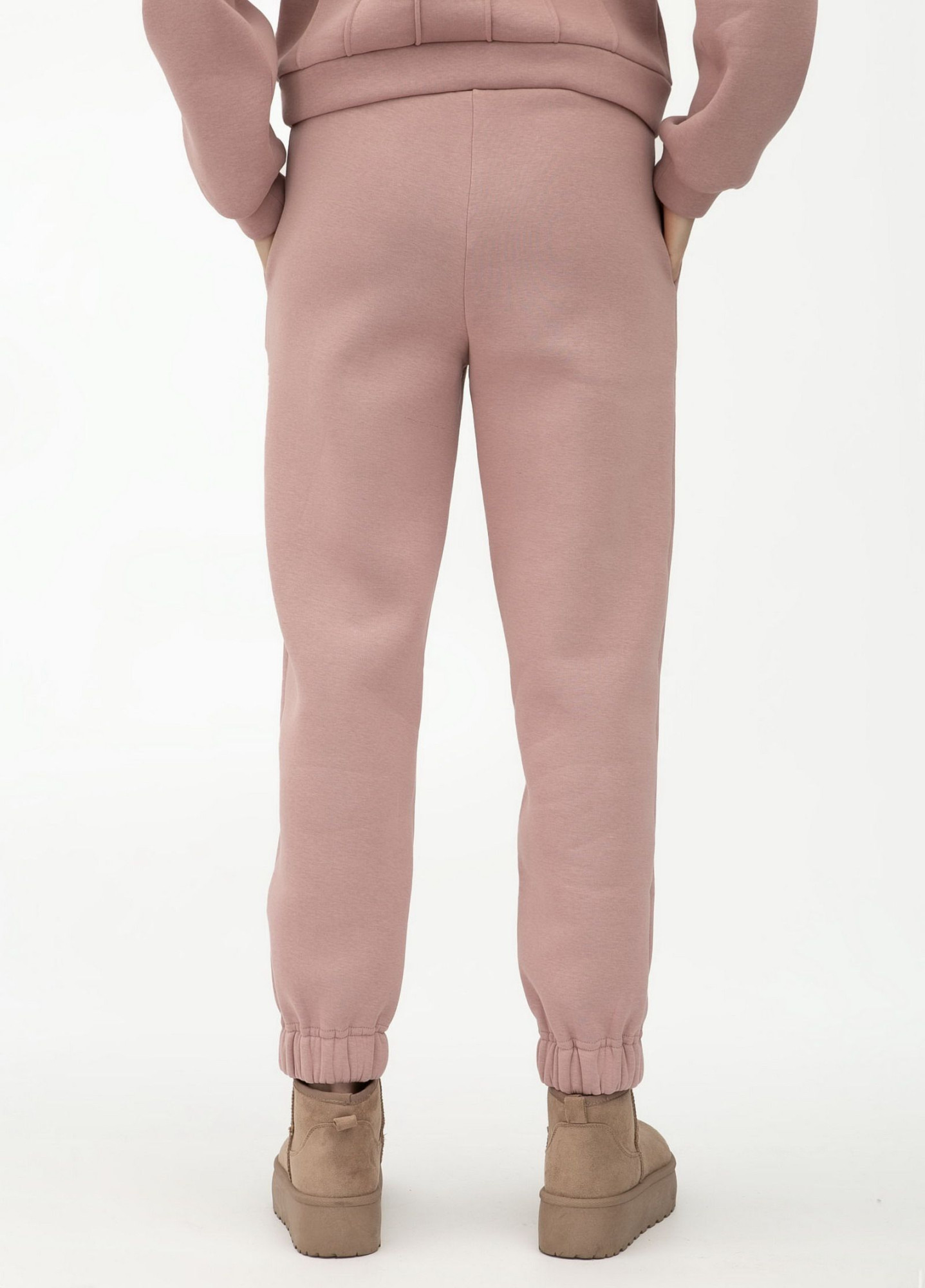 Трикотажні штани рожевого кольору Делін 04